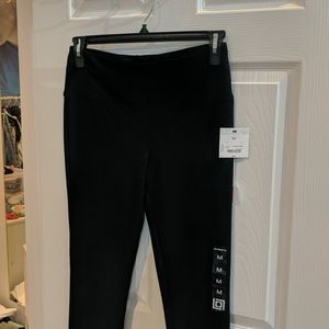 Liz claiborne black high waist leggings sz m NWT